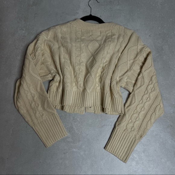 PRINCESS POLLY SOLEIL CROPPED SWEATER SET BEIGE - Picture 7 of 11